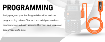 Baofeng programming cables: buy here and configure your radios