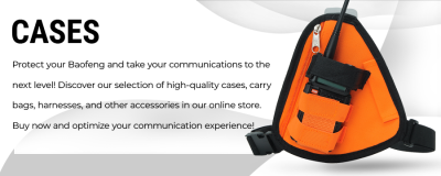 Fundas para walkie talkies de Baofeng.